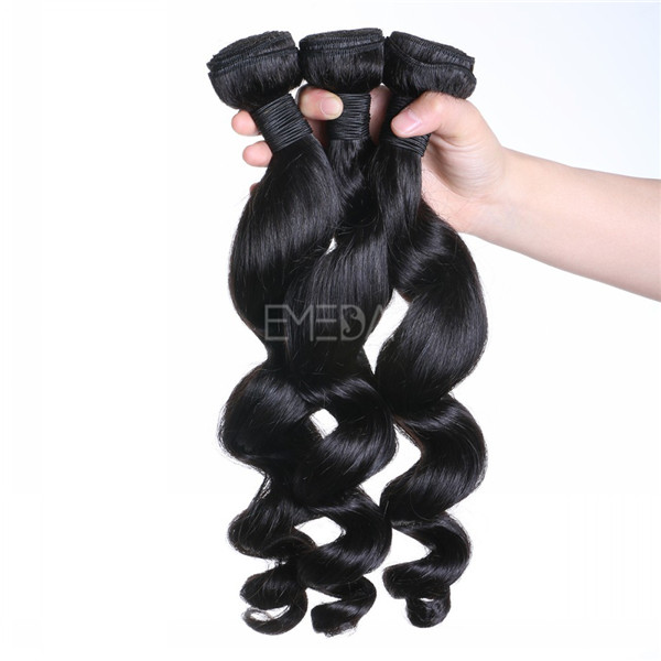 raw unpocessed virgin human hair loose wave hair weave  ZJ0084